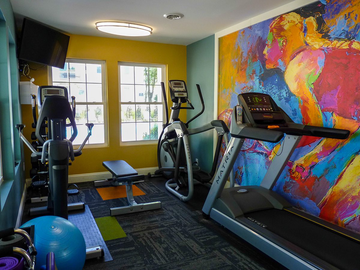 Township-Court-033 fitness center at Township Court Apartments Homes in Saginaw MI